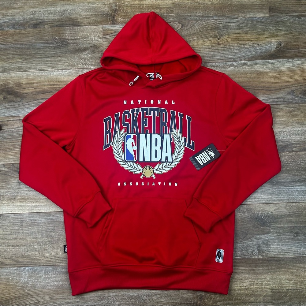 $75 NBA National Basketball Association Pullover Hoodie Men’s Size Medium NWT